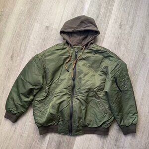 Men's Khaki and Green Jacket